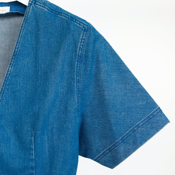 Stella McCartney Resort 2015 Blue Denim Cut-Out Playsuit - Picture 5 of 9